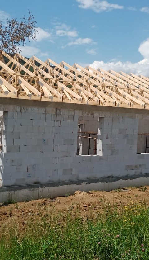 Vazníková konstrukce z hoblovaného řeziva S4S